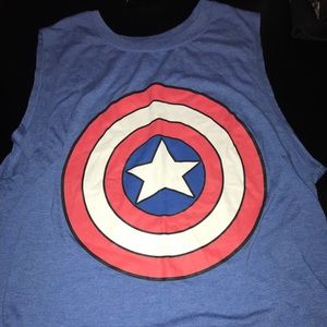 Captain America tank top